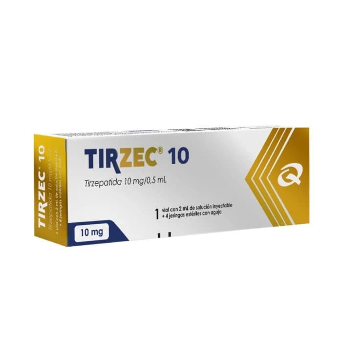 Tirzec Tirzepatida 10mg — Vial + Seringas