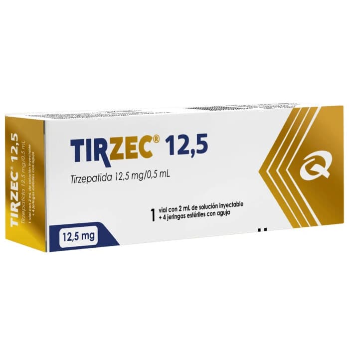 Tirzec Tirzepatida 12,5mg — Vial + Seringas