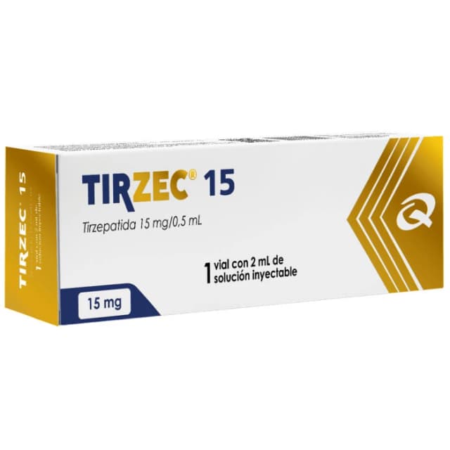 Tirzec Tirzepatida 15mg — Vial + Seringas