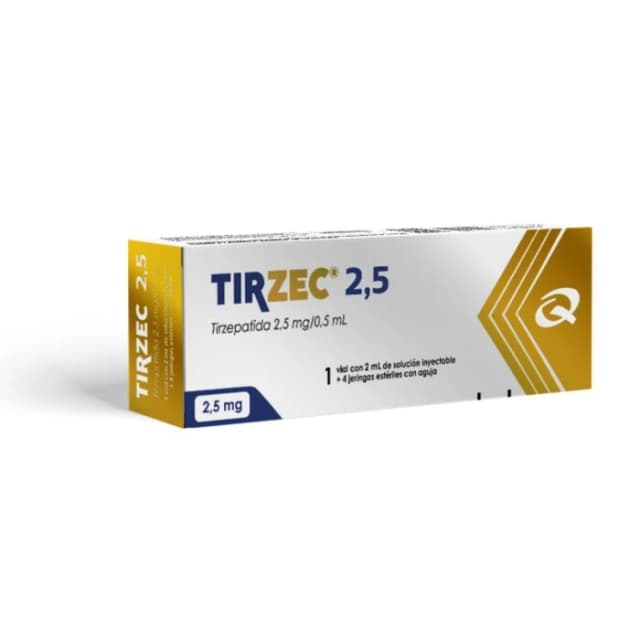 Tirzec Tirzepatida 2,5mg — Vial + Seringas