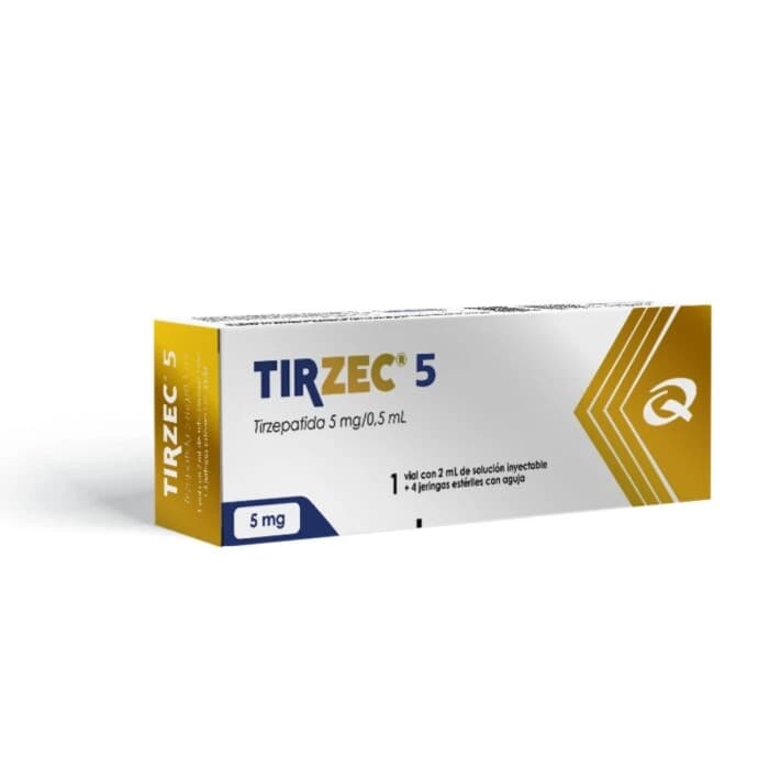 Tirzec Tirzepatida 5mg — Vial + Seringas