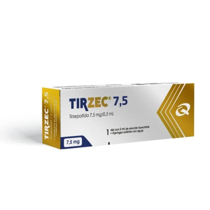 Tirzec Tirzepatida 7,5mg — Vial + Seringas