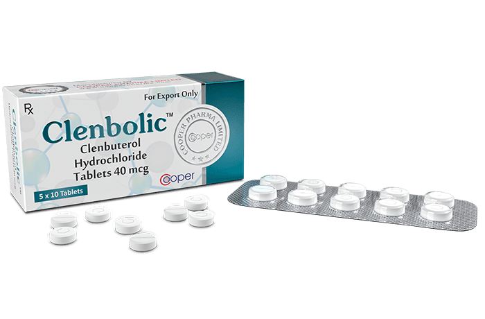 Clembuterol 40mcg 50 Comprimidos