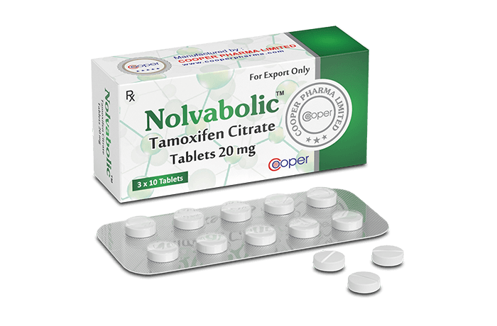Tamoxifeno 20mg — NOLVABOLIC (Cooper Pharma)