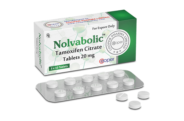 Tamoxifeno 20mg — NOLVABOLIC (Cooper Pharma)