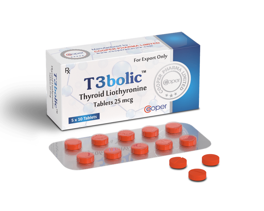 T3 Liotironina 25mcg — T3BOLIC (Cooper Pharma)
