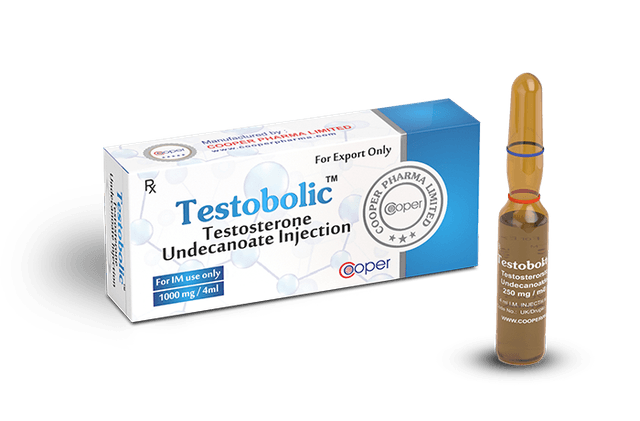 Testosterona Undecanoato 1000mg/4ml — TESTOBOLIC (Cooper Pharma)