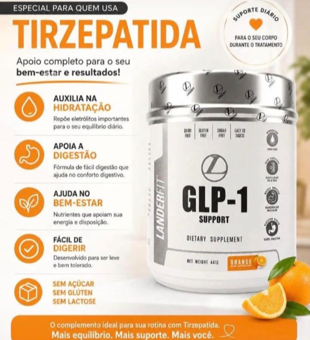 LanderFit GLP-1 Support 441g